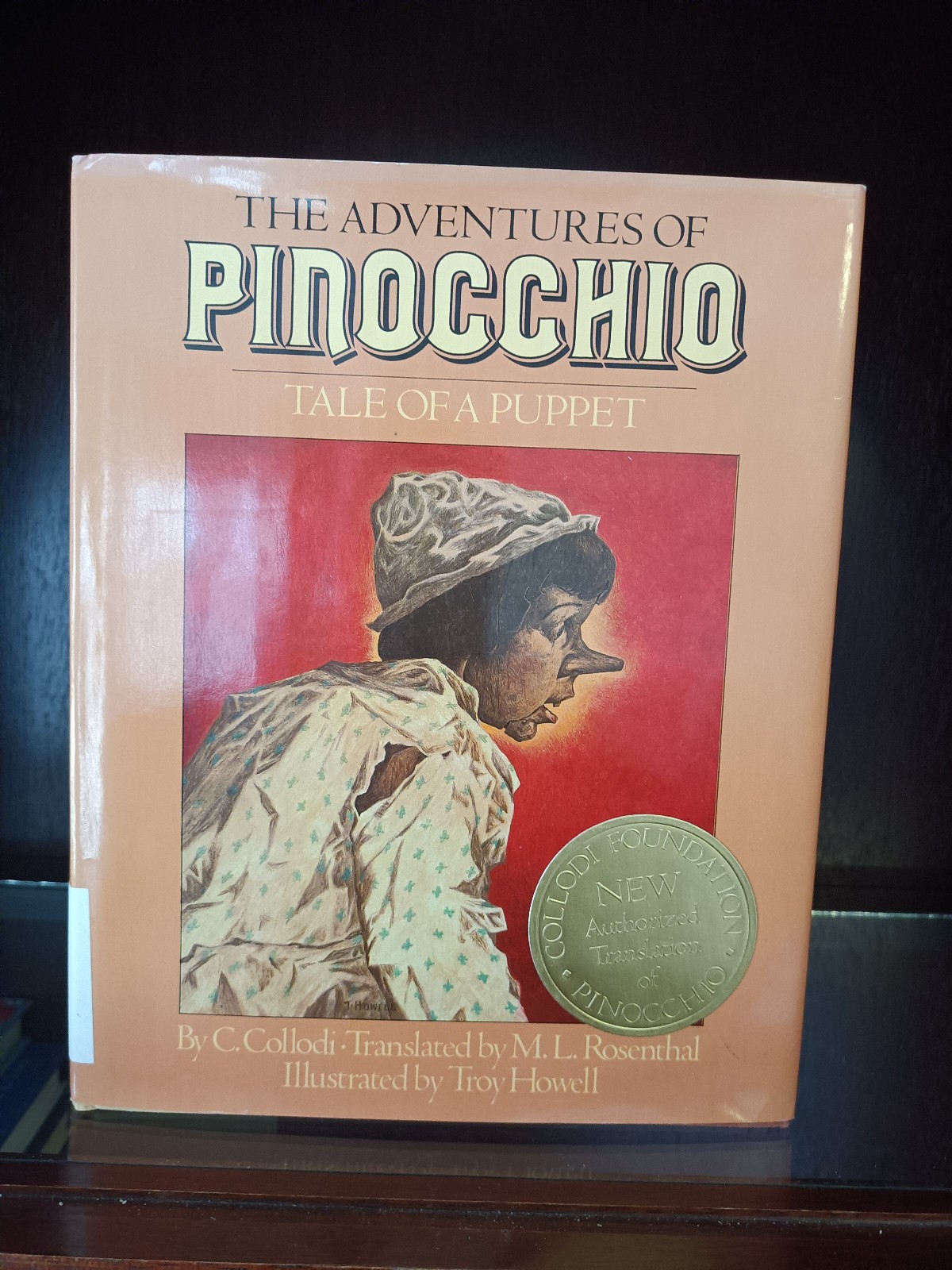 The Adventures of Pinocchio_C. Collodi_HCDJ_1st Edition_1983_Ex-library_Good
