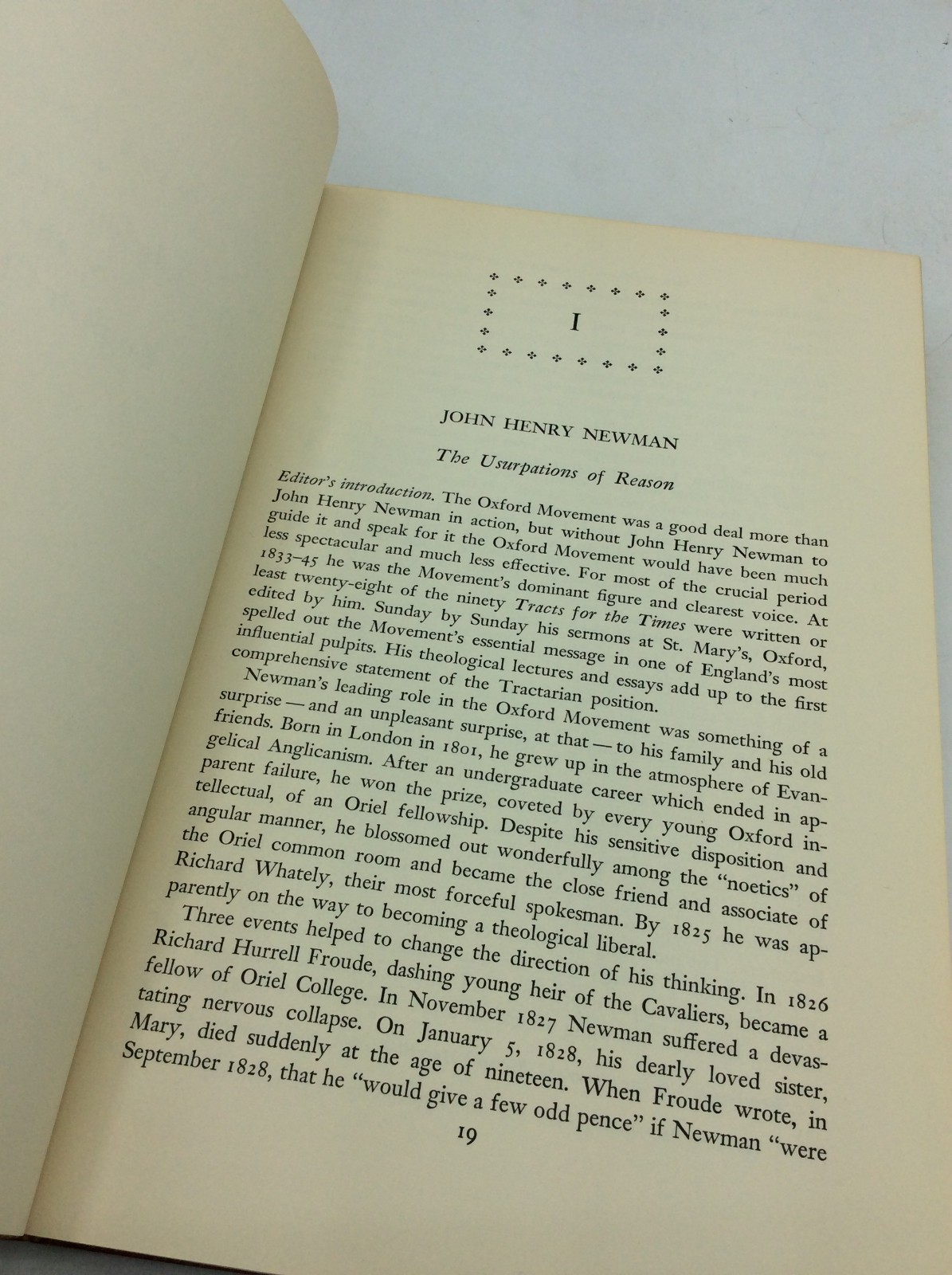 THE OXFORD MOVEMENT – Eugene R. Fairweather, ed. – 1964 1st ed – Catholic
