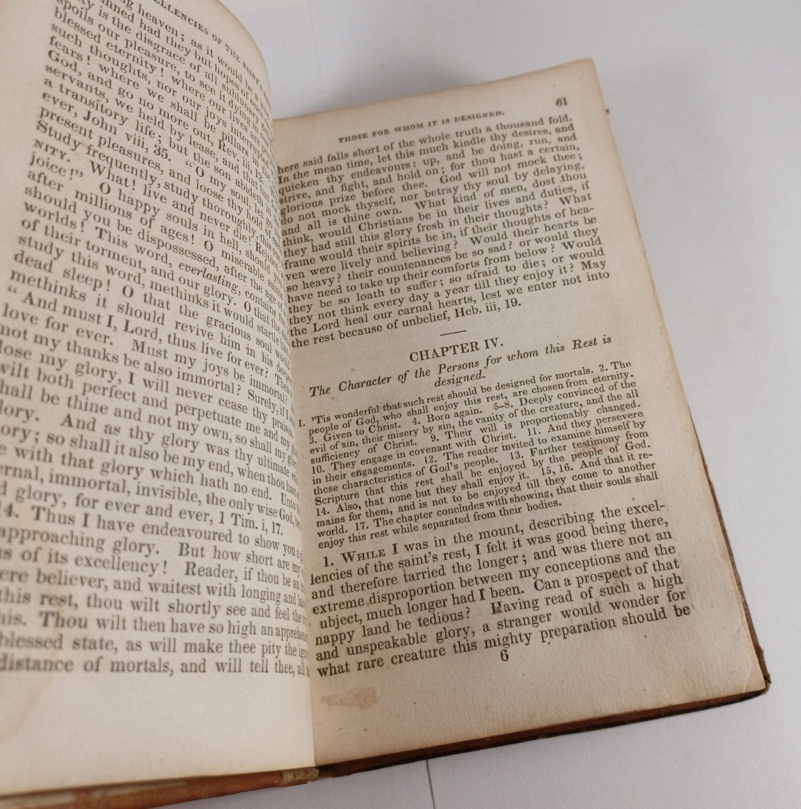 Antique 1828 The Saint’s Everlasting Rest Book, Richard Baxter, Leather Bound