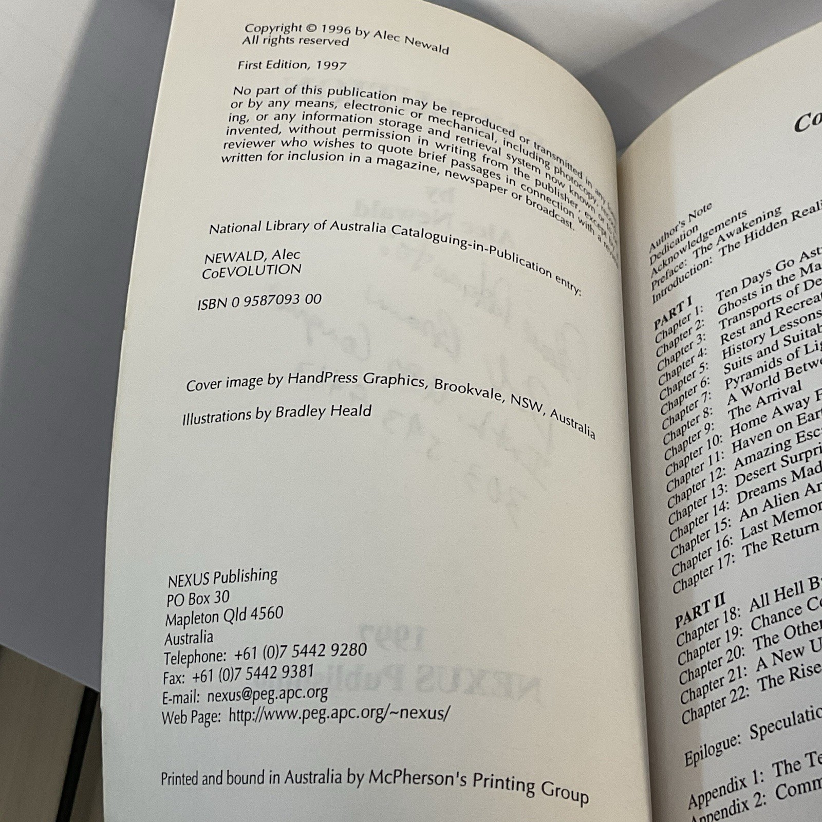Bob Brown Archive: Coevolution (Alec Newald) – Founder’s Working Reference Copy