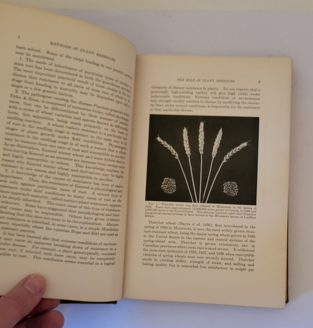 Methods of Plant Breeding by Hayes and Immer- First Edition (1942)