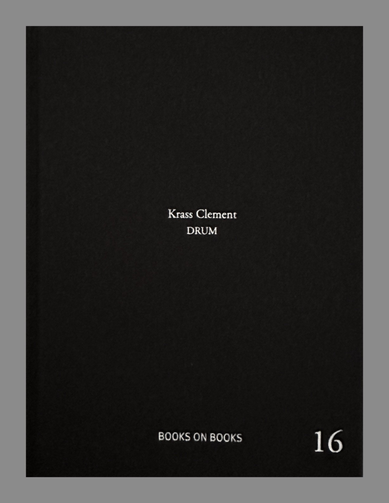 Krass Clement DRUM Errata Publisher Photo Book Irish Pub Photos Shot One Night