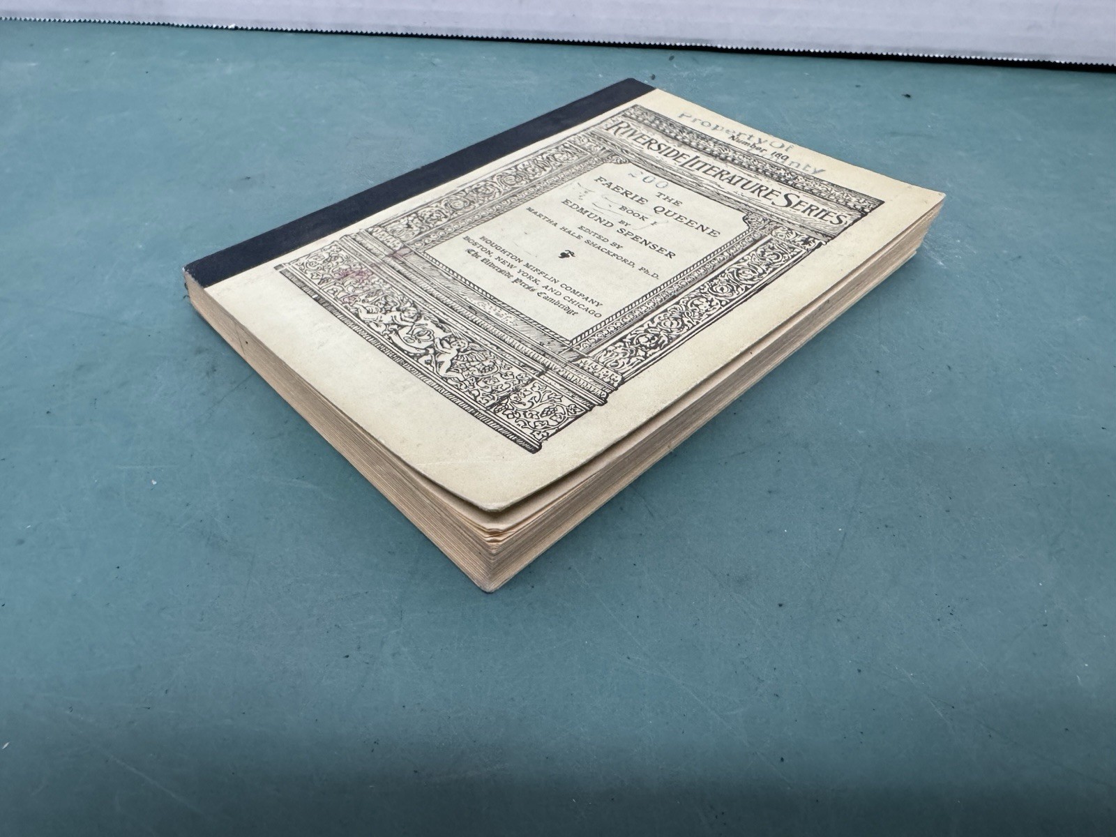 Edmund Spenser / Faerie Queene Book 1 Riverside Literature Series Number 160