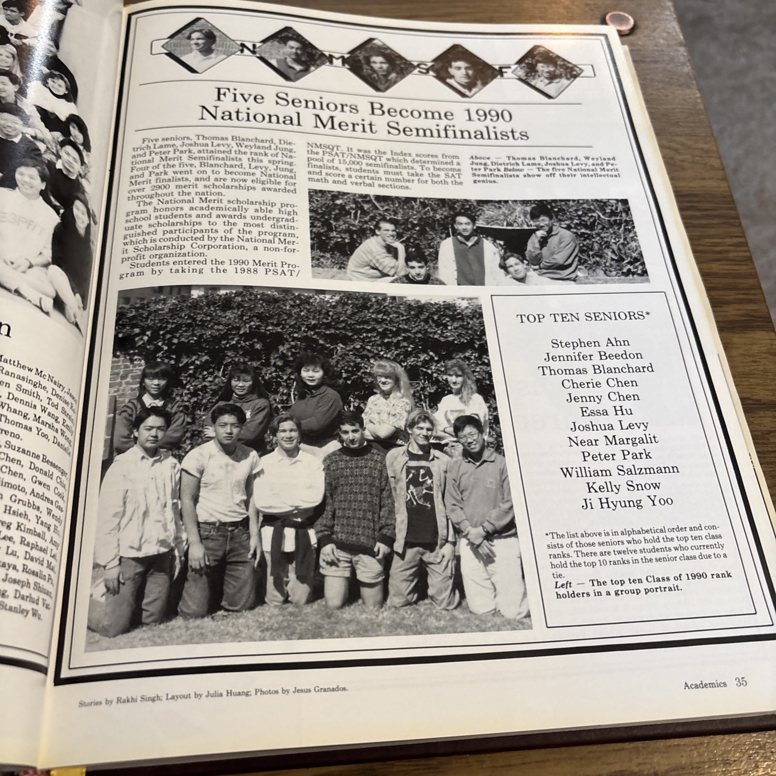 South Pasadena High School 1990 Copa De Oro Yearbook California