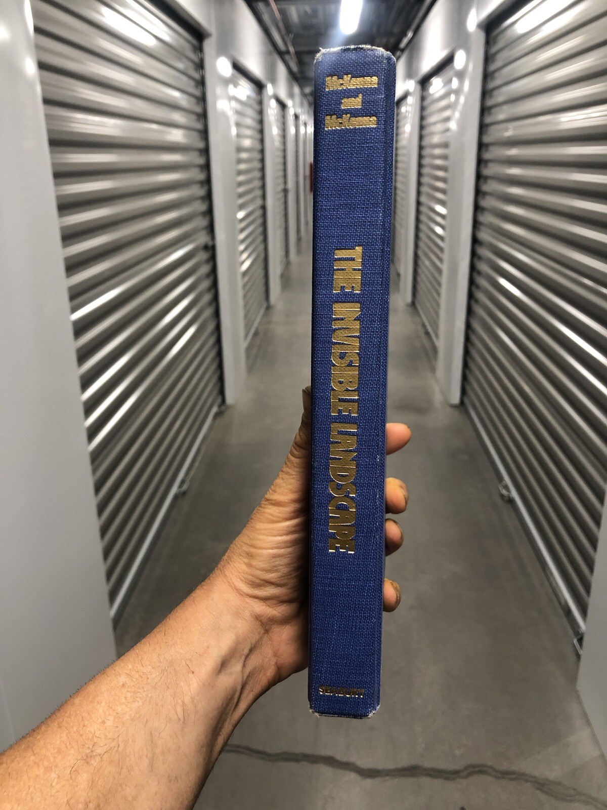 The Invisible Landscape 1st edition Terence McKenna hardcover w/o cover