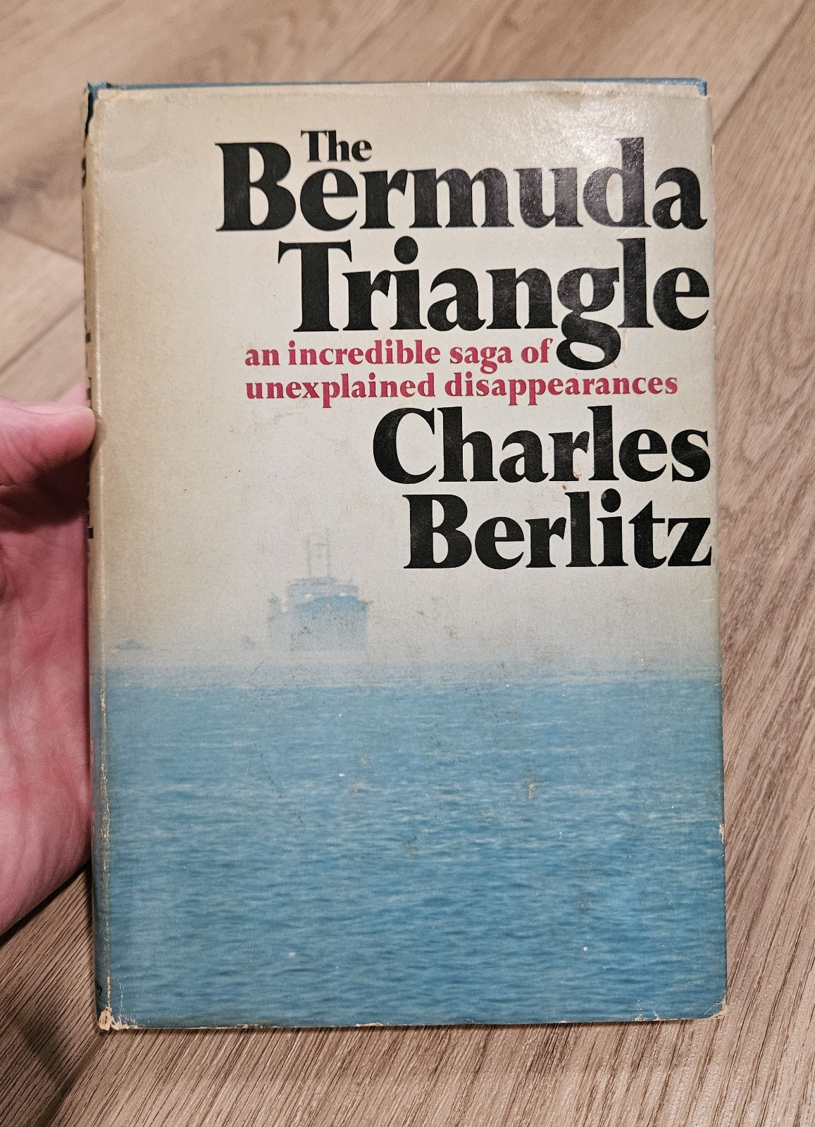 The Bermuda Triangle Charles Berlitz HCDJ 1974 Doubleday First Edition