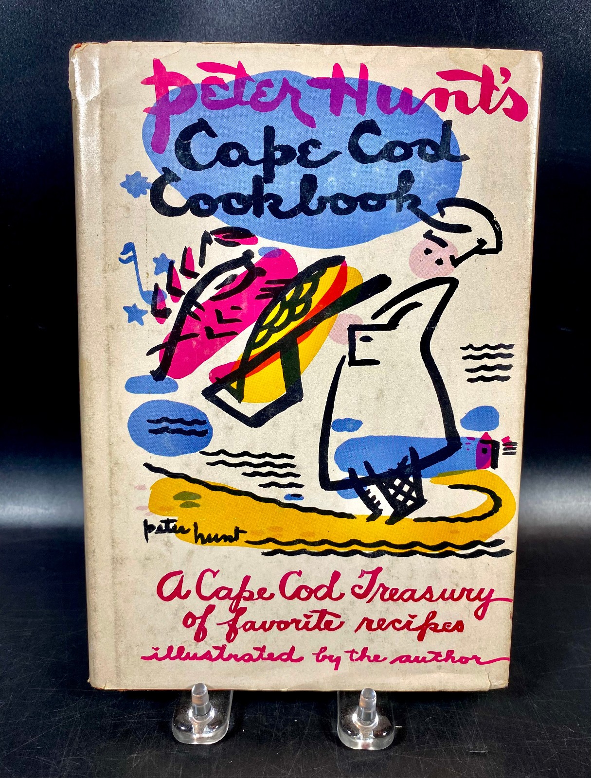 1962 Peter Hunt’s Cape Cod Cookbook ~ Gramercy HC DJ Illustrated