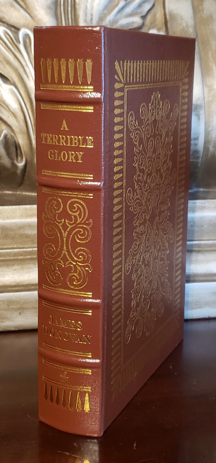 A TERRIBLE GLORY by James Donovan (2009 Easton Press, Genuine Leather) Like New