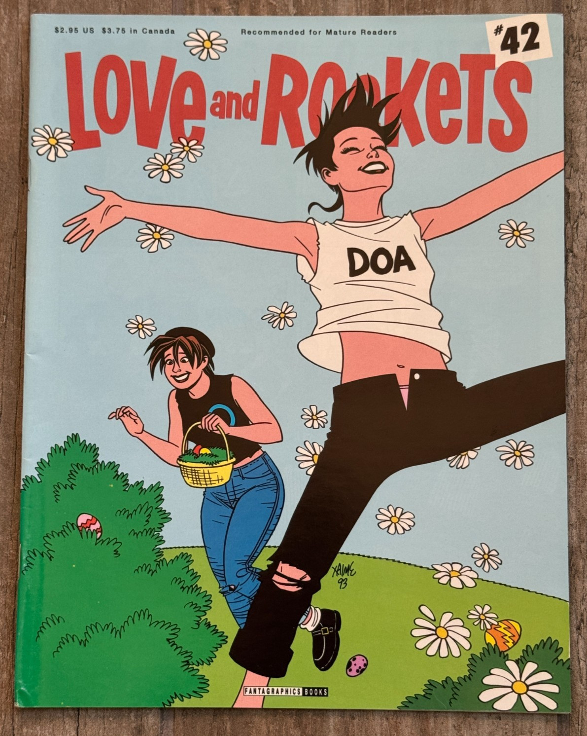 Love & Rockets No. 42 Gilbert & Jaime Hernandez – Fantagraphics Books 1993 – #42