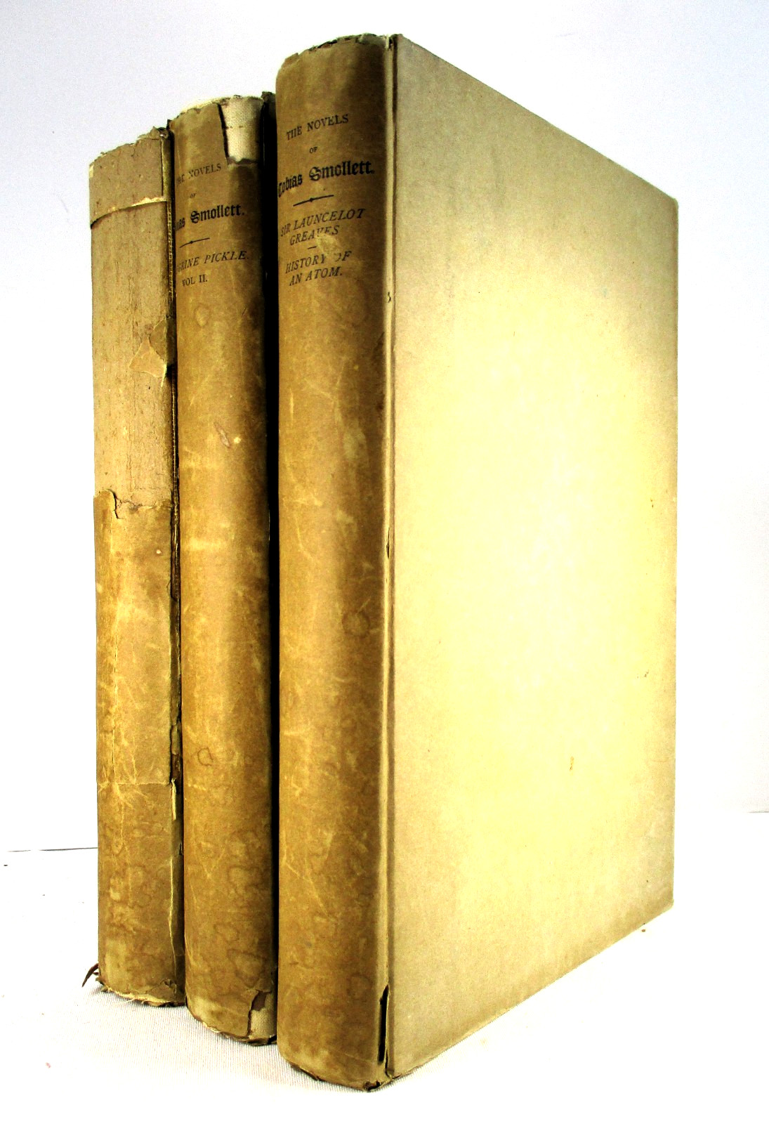 Limited ED „The Novels of Tobias Smollett“ 1884 HC 3 Vol. Set George Routledge