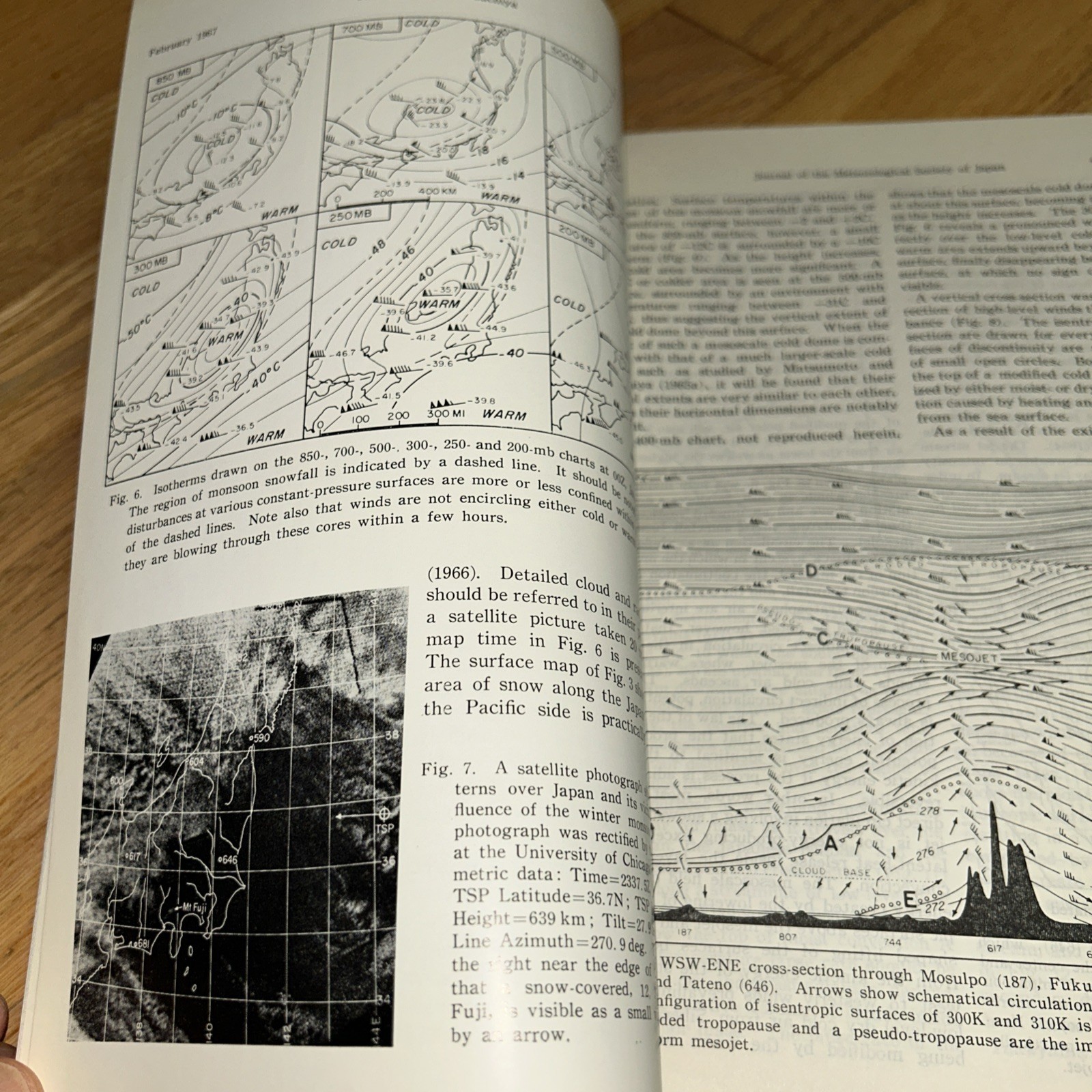 1966 Journal Reprint SNOWSTORM MESOJET OVER JAPAN – WINTER MONSOON T. FUJITA
