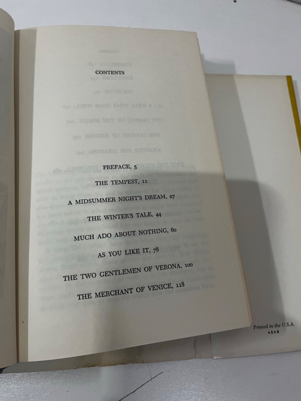 Tales From Shakespeare by Charles and Mary Lamb 1955 ILLUST. HC/DJ DOUBLEDAY