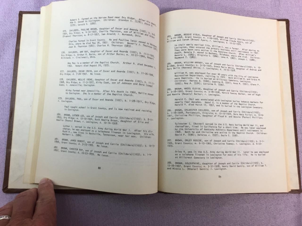 Descendents of Elder William And Elizabeth (Boyers) Conrad 1980 Pvt Pr Genealogy