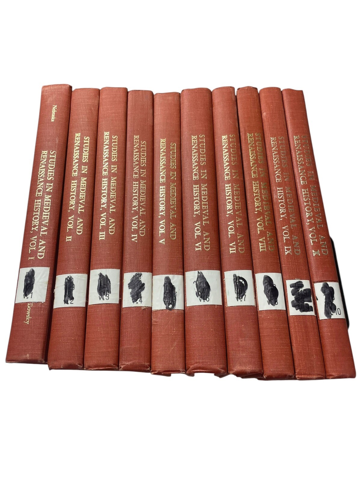 Studies In Medieval And Renaissance History 10 Volume Set Nebraska Press