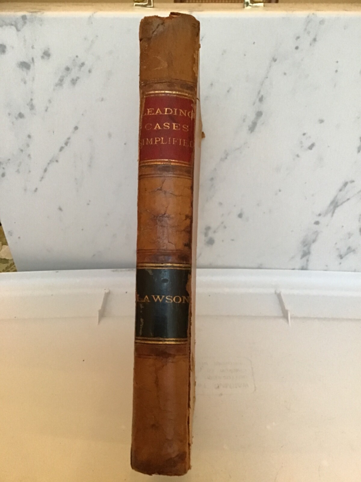 1882 Leading Cases Simplified A Collection of the Leading Cases in Criminal Law