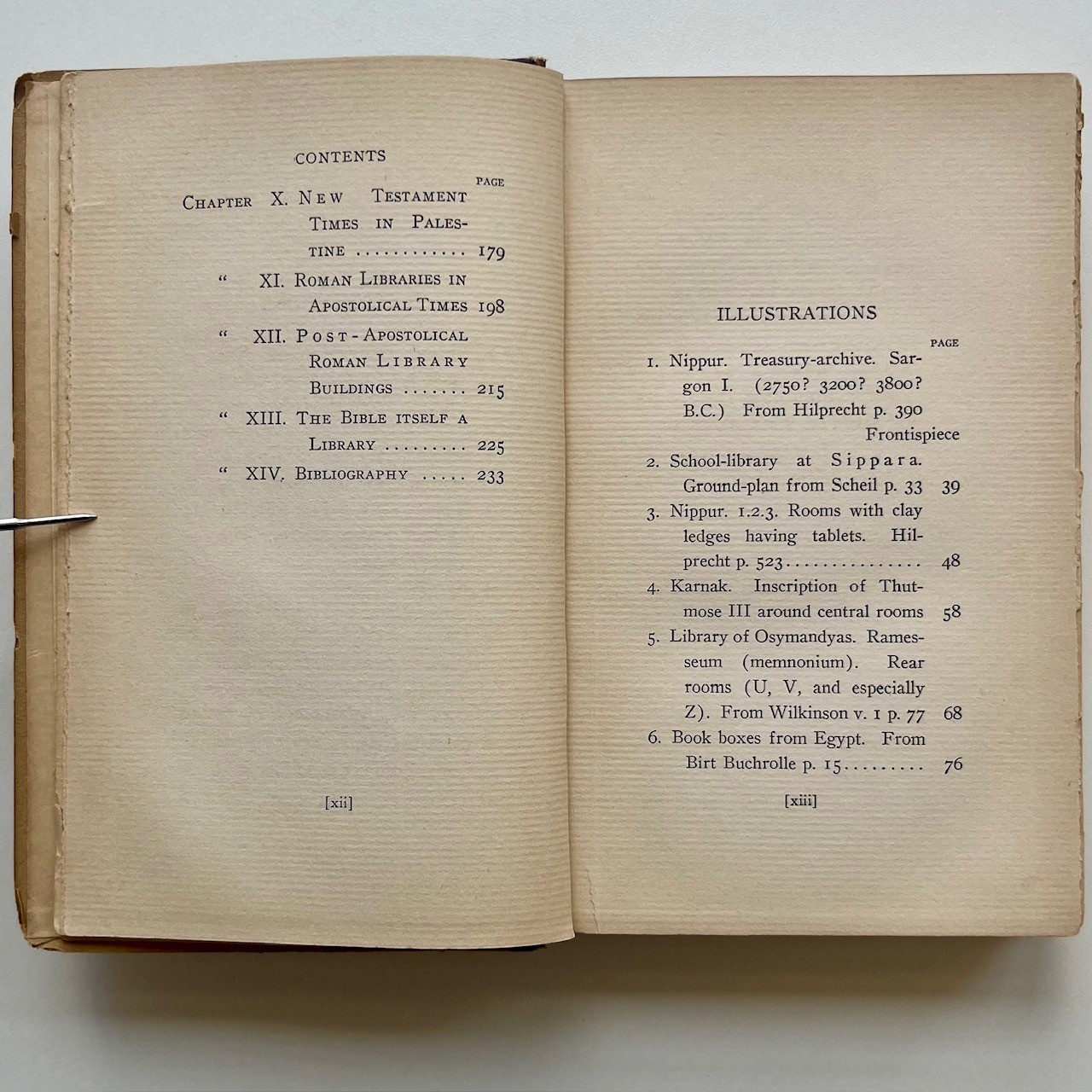 Ernest Cushing Richardson Biblical Libraries First Edition 1914 Princeton UP