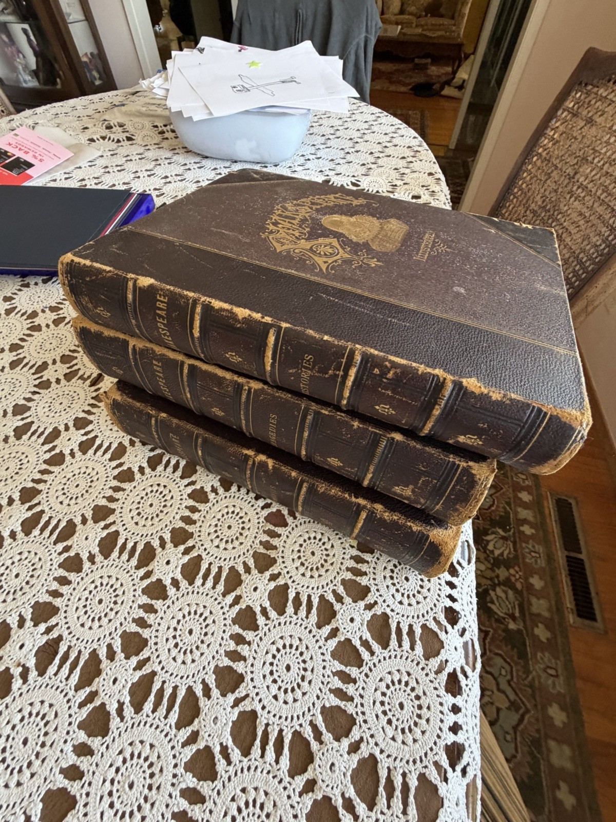 Antique 1878 Shakespeare Complete 3 Set Comedies Tragedies Histories Victorian