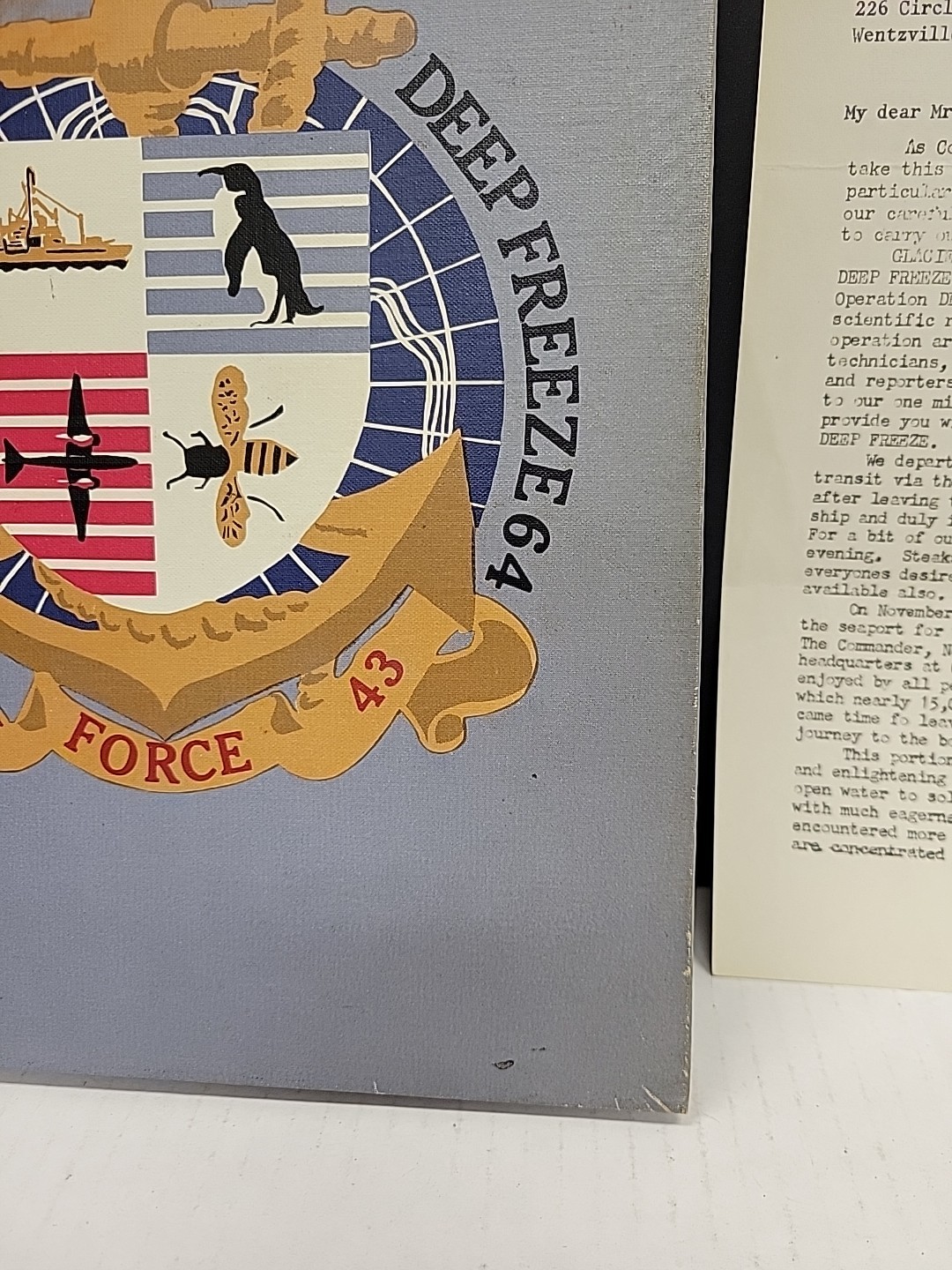 Task Force 43 Operation Deep Freeze 1964 Antarctica Deployment Cruise Book