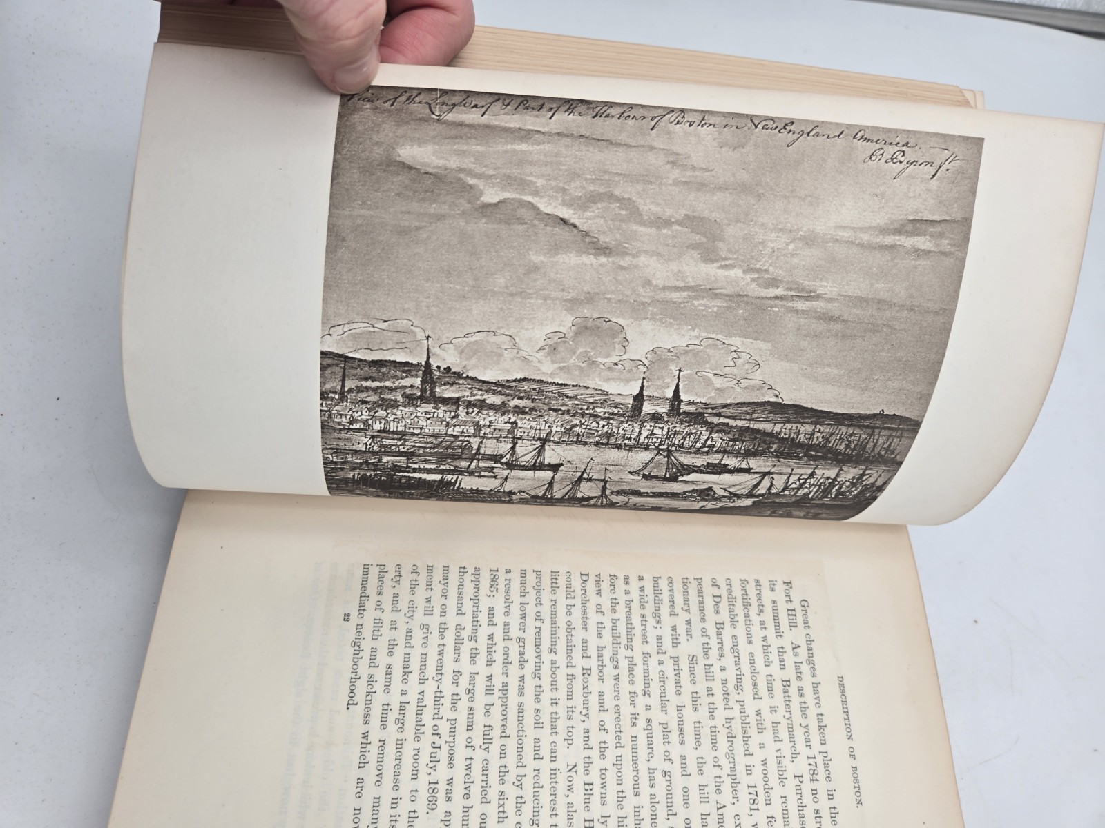 A Topographical & Historic Description of Boston Massachusetts Antique 1890 J35