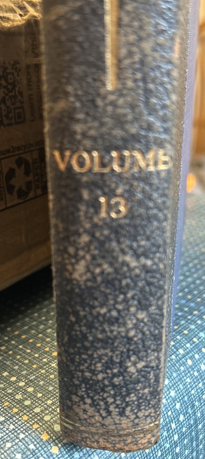 The Book of Knowledge: 1919 Vol 13 Index Encyclopedia (Grolier Society)