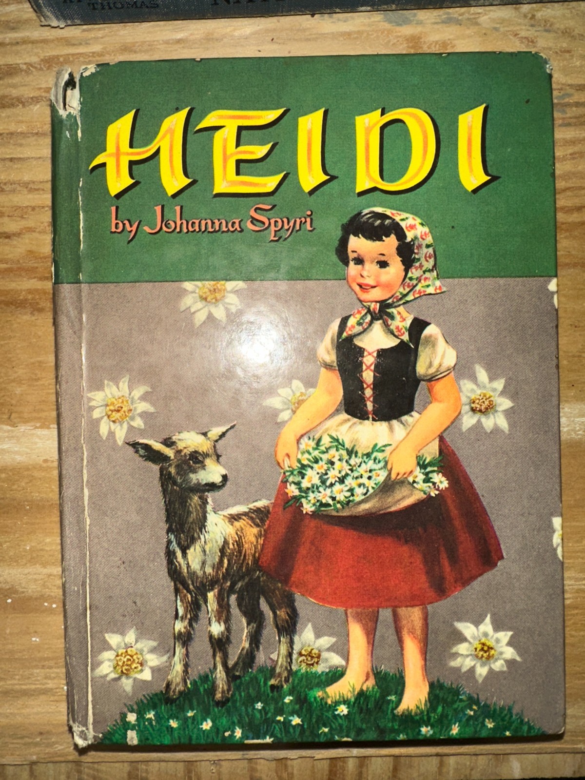 1955 Heidi by Johanna Spyri Vintage Children’s Book Printed Hard Cover