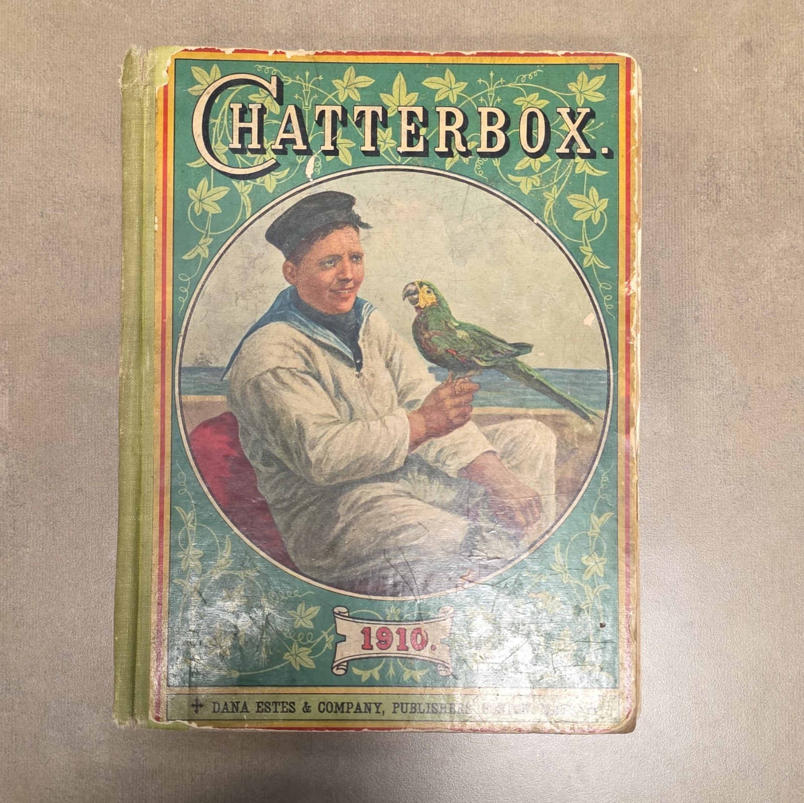 Dana Estes & Company Chatterbox 1910 Illustrated Hardcover Children’s Book