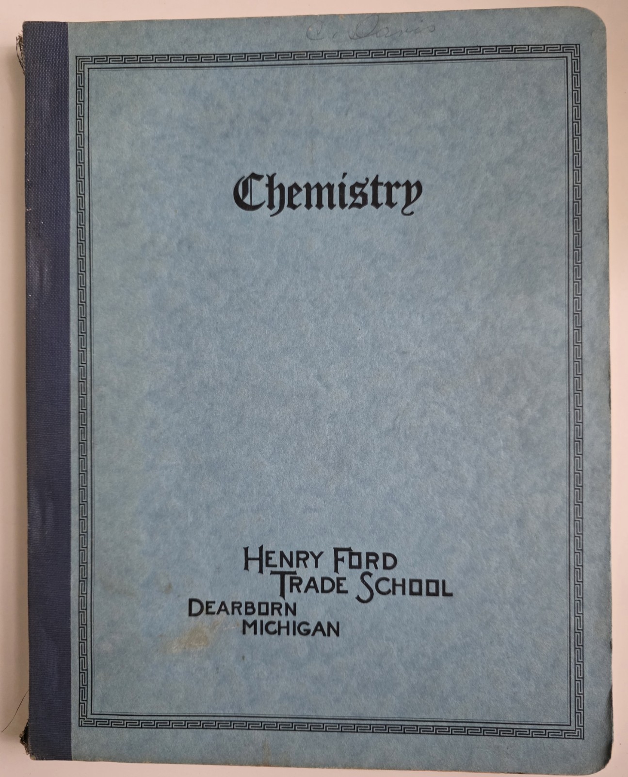 Henry Ford Trade School Apprentice Book Lot (6 Total) 1930s
