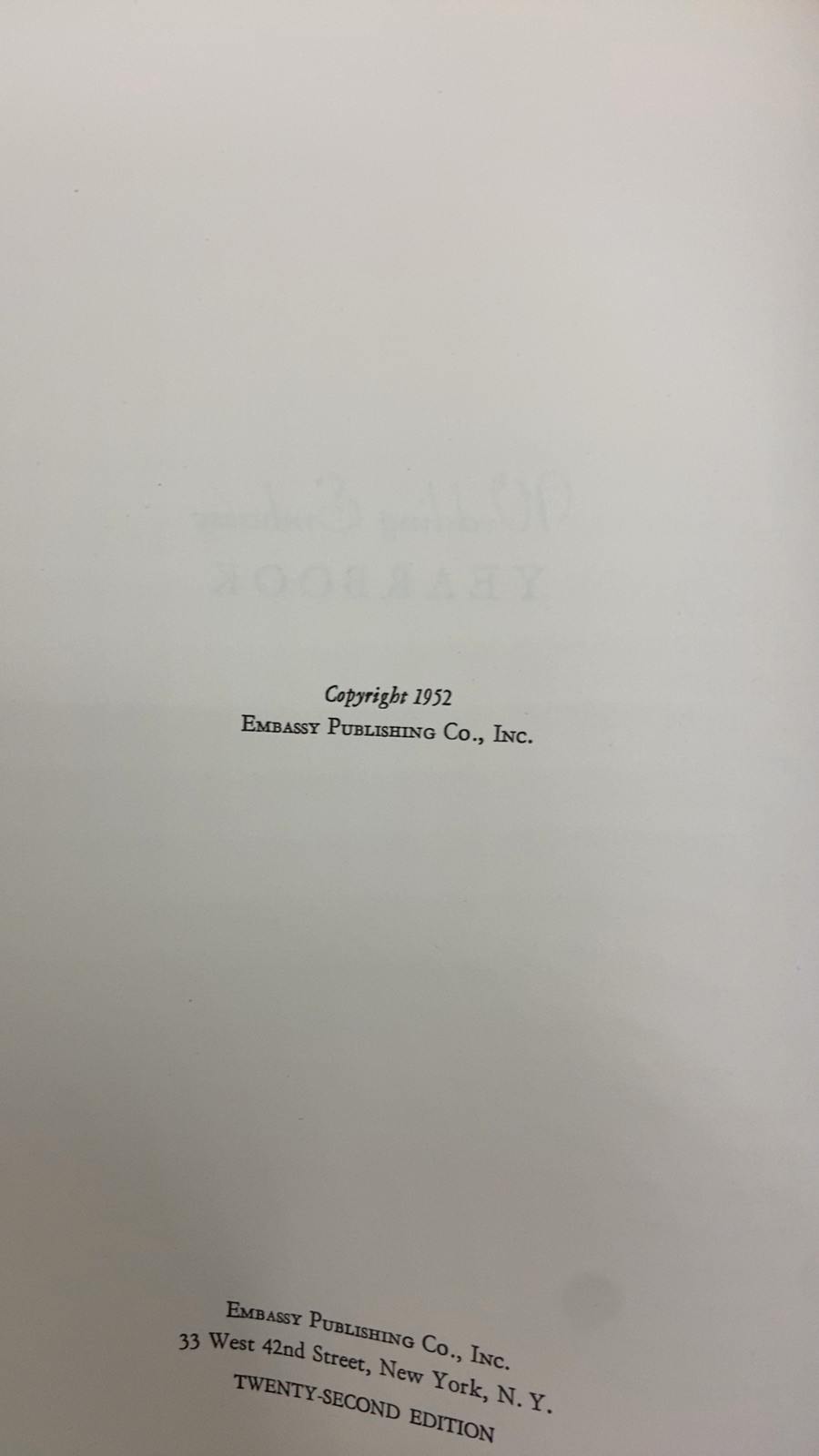 Wedding Embassy Yearbook