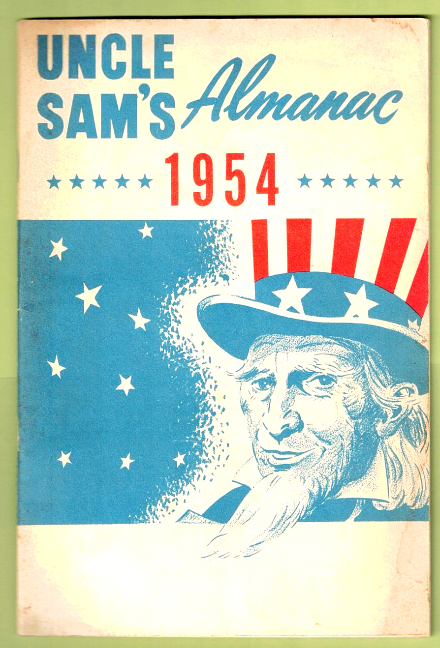 Uncle Sam’s Almanac 1954 49 Pages (Haskin Service) Excellent Shape OV547