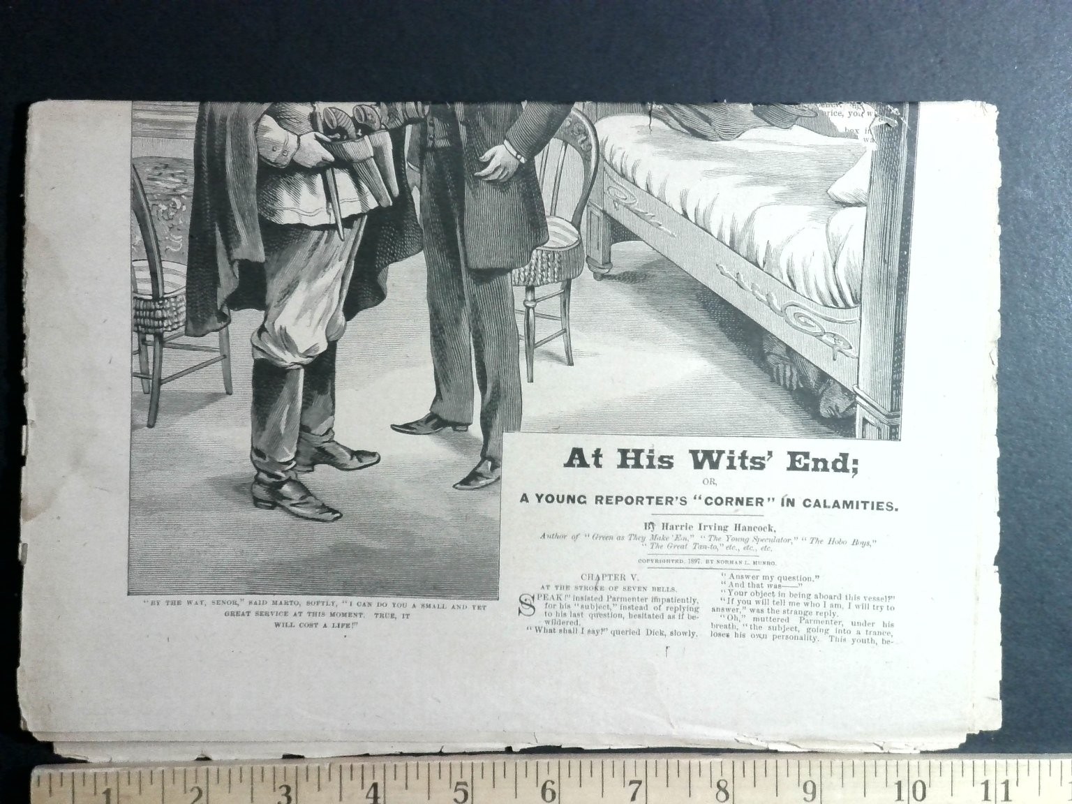 Golden Hours Vol XIX February 20 1897 Norman L Munro Illustrated Rare