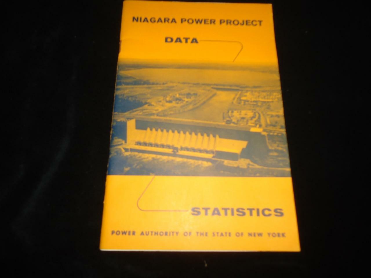 1965 Niagara Power Project Data Statistics Robert Moses Hydroelectric Plant