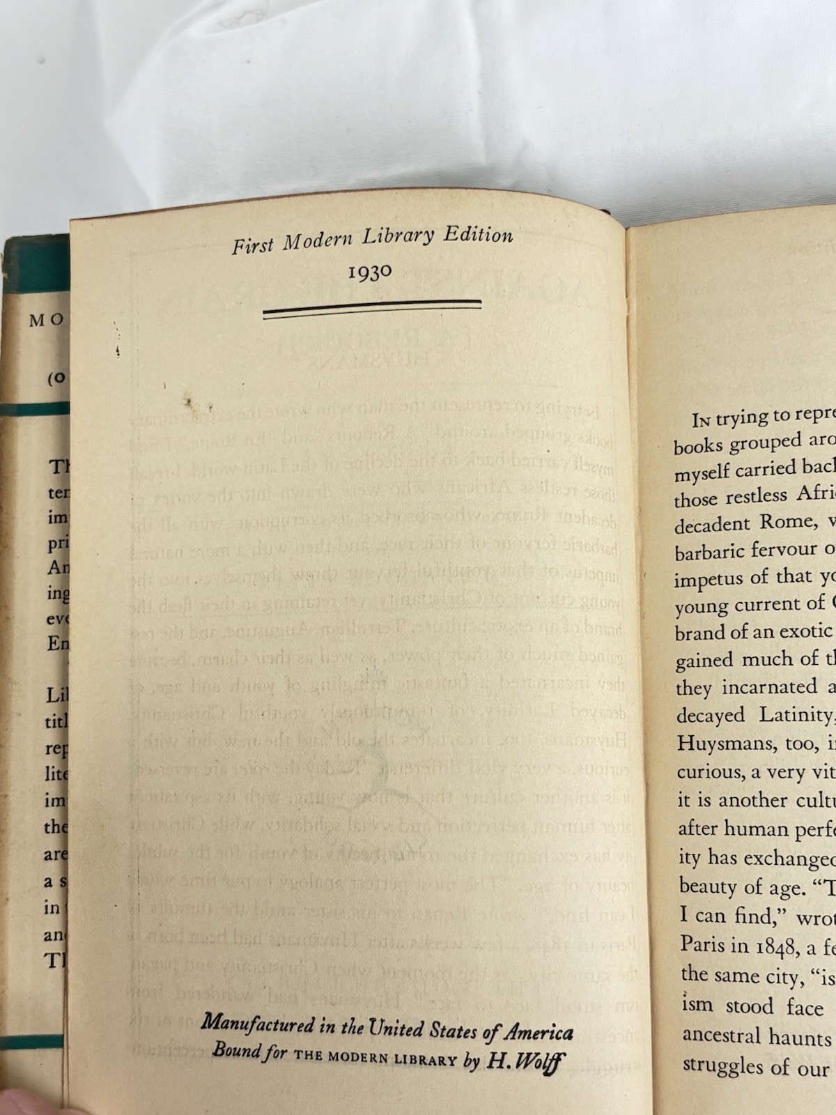 Extremely Rare Against The Grain First Modern Library Edition With Dust Jacket