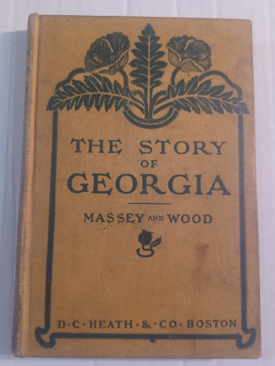 1904 The Story Of Georgia By Massey And Wood, History