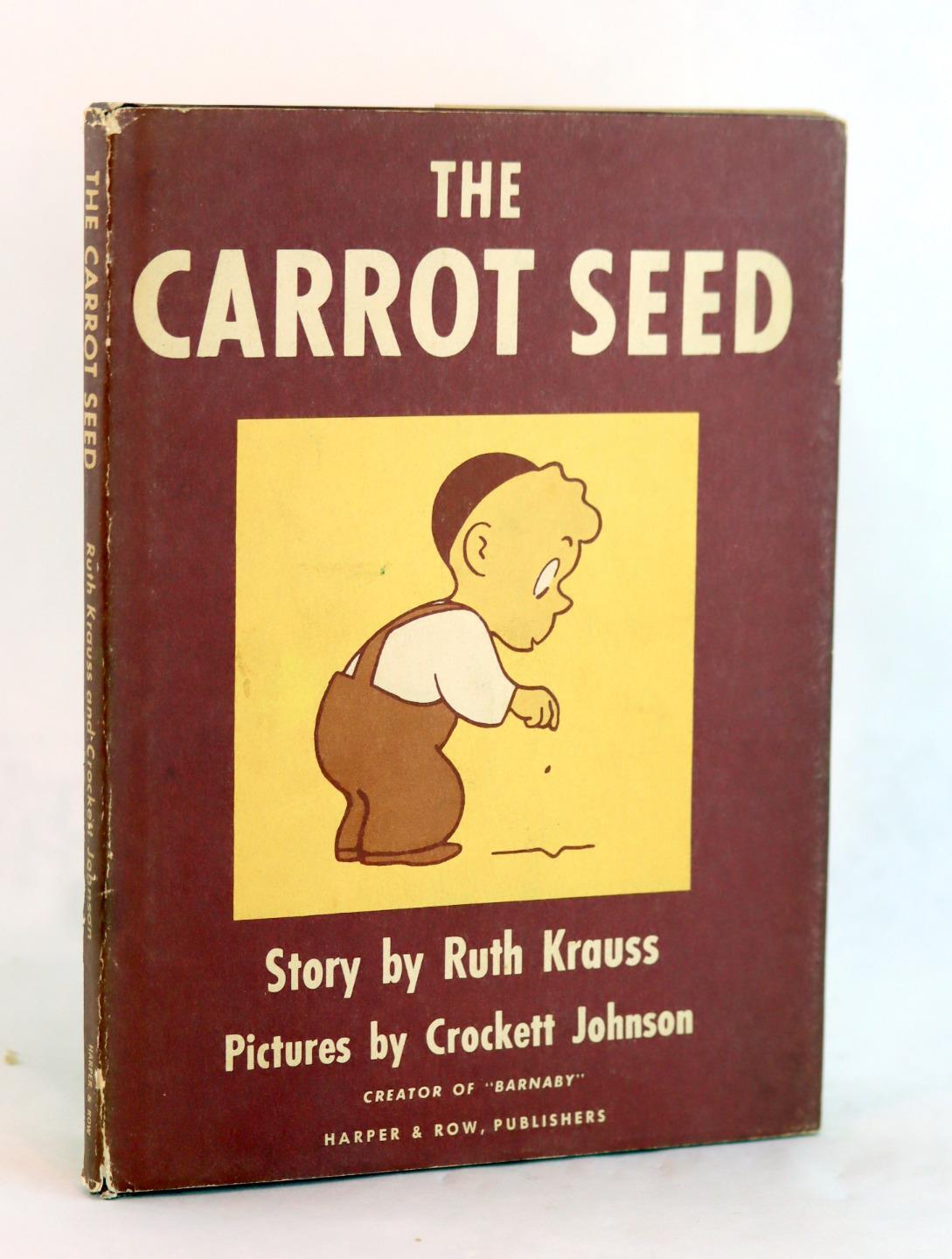 Ruth Krauss Crockett Johnson 1945 The Carrot Seed Hardcover w/Dustjacket