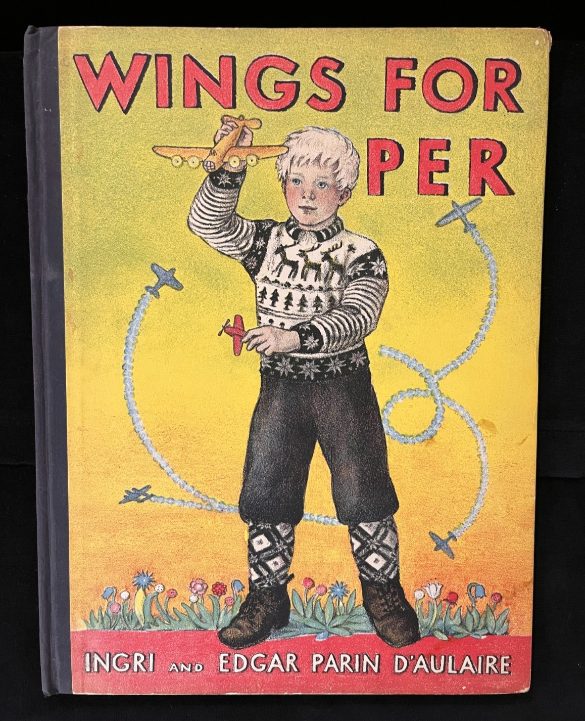 d’Aulaire Wings for Per 1944 1st Edition Inscribed Signed