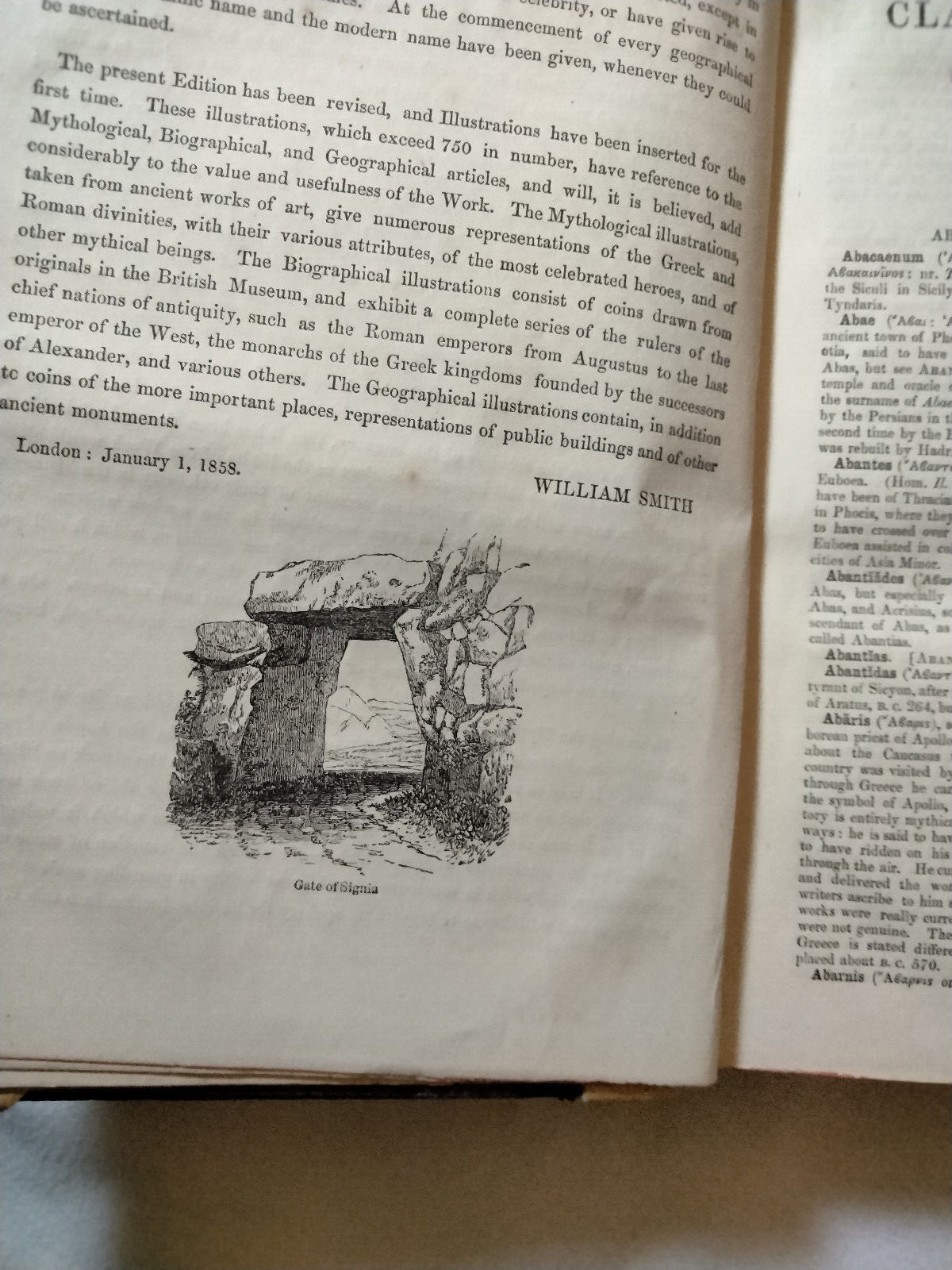 Dr. Smith’s Classical Dictionary by William Smith, LL.D. John Murray London 1866