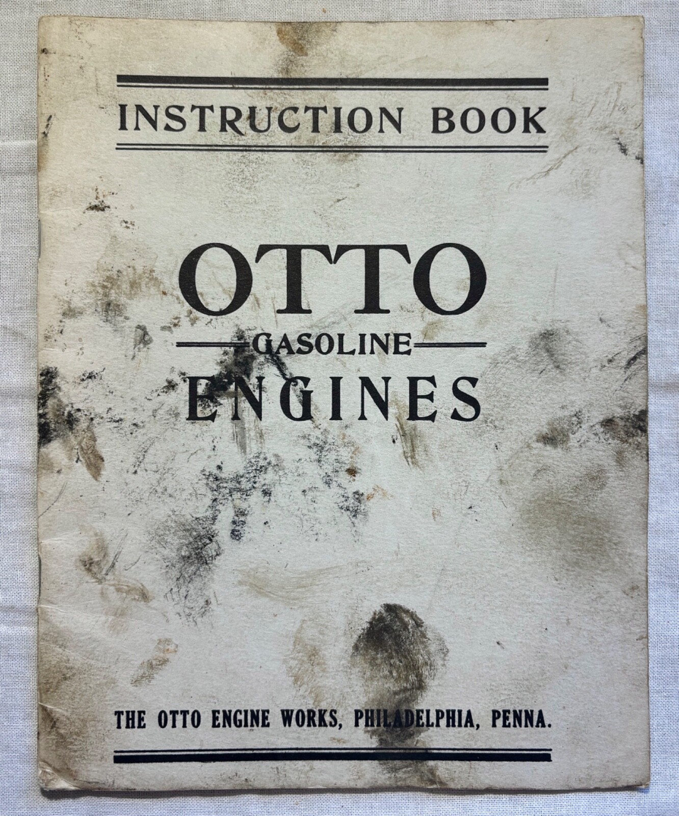 1981 INSTRUCTION BOOK OTTO REPRO ENGINE WORKS GASOLINE 24 PP PHILADELPHIA PA