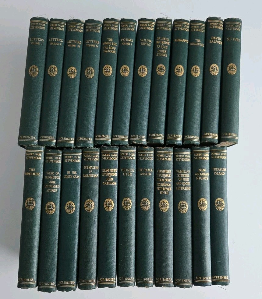 Robert Louis Stevenson Collection 1925 VGC South Seas Edition