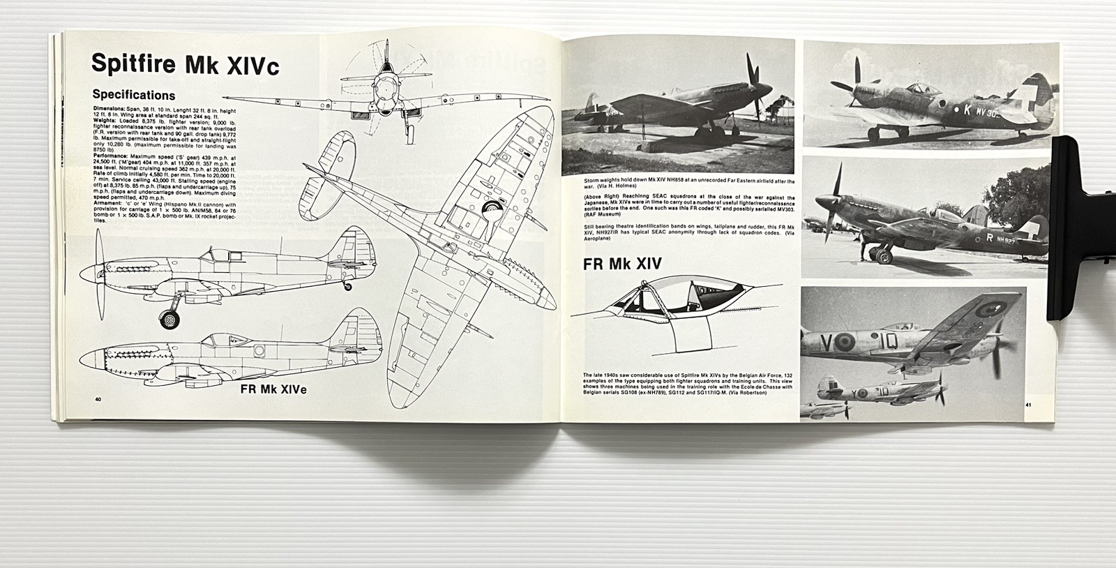 Spitfire In Action by Jerry Scutts Illustrated WWII Aircraft No. 39 PB 1980