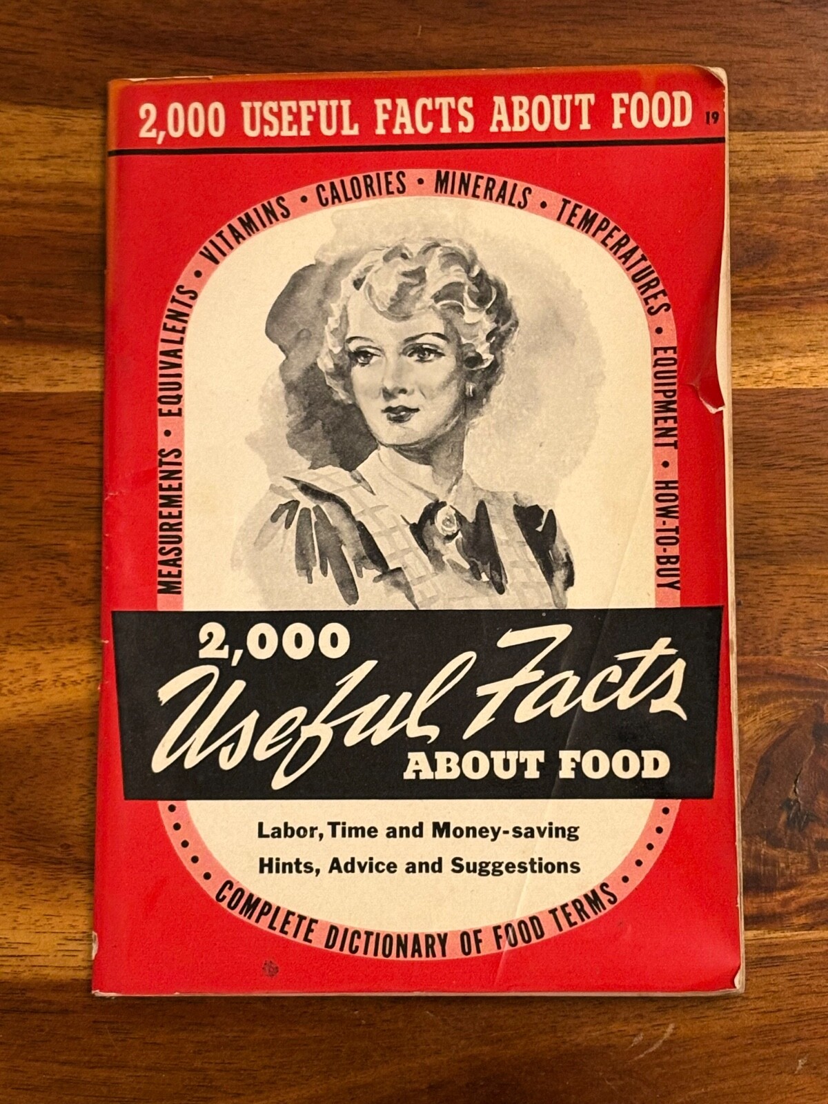 2,000 Useful Facts About Food Definitions Nutrition Cooking Hint Advice Vtg 1941