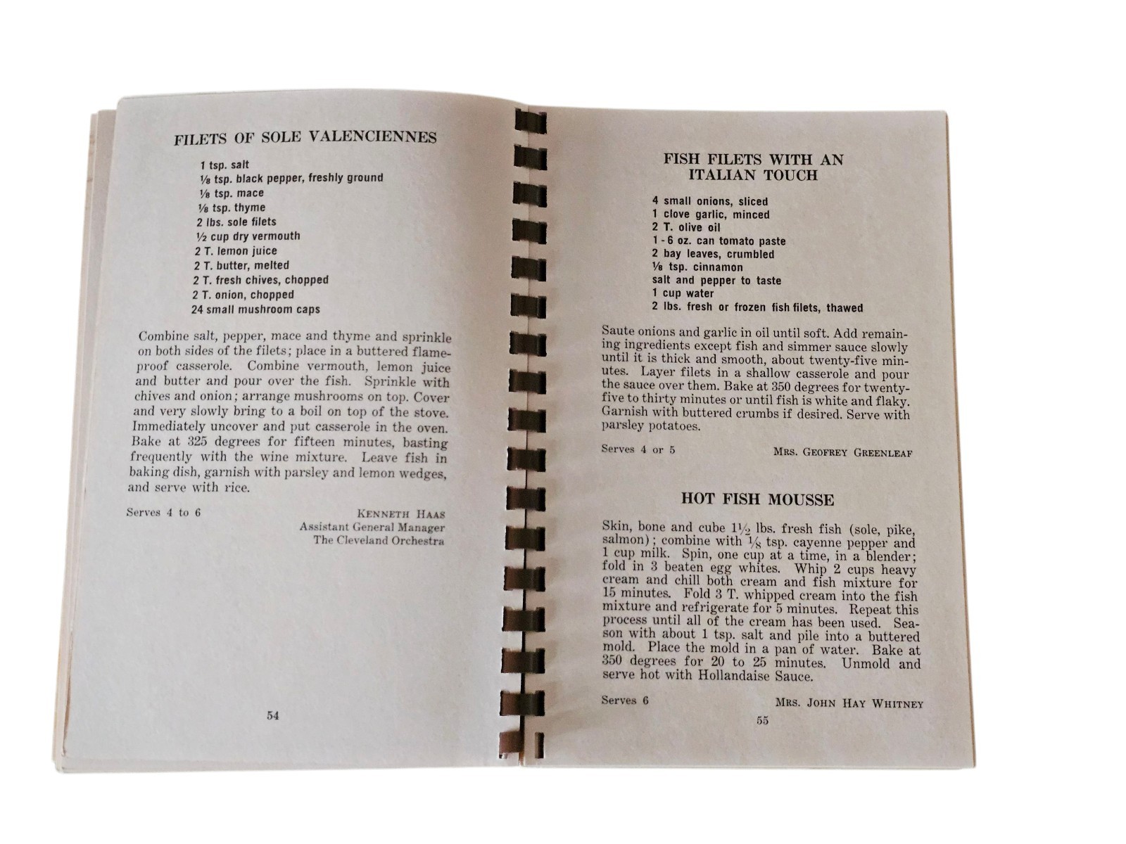 Bach for More Fireside Classics Cookbook Vintage 1974 Cleveland OH
