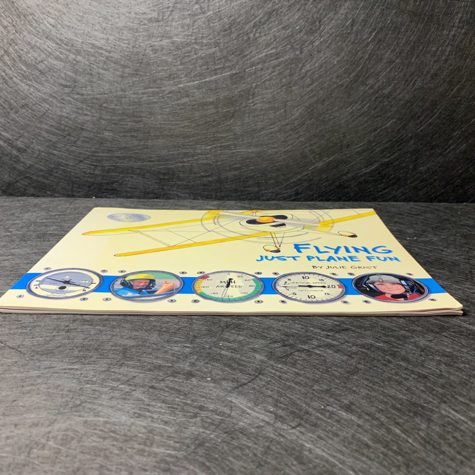 Flying Just Plane Fun by Julie Grist Vintage Kids Aviation Picture Book