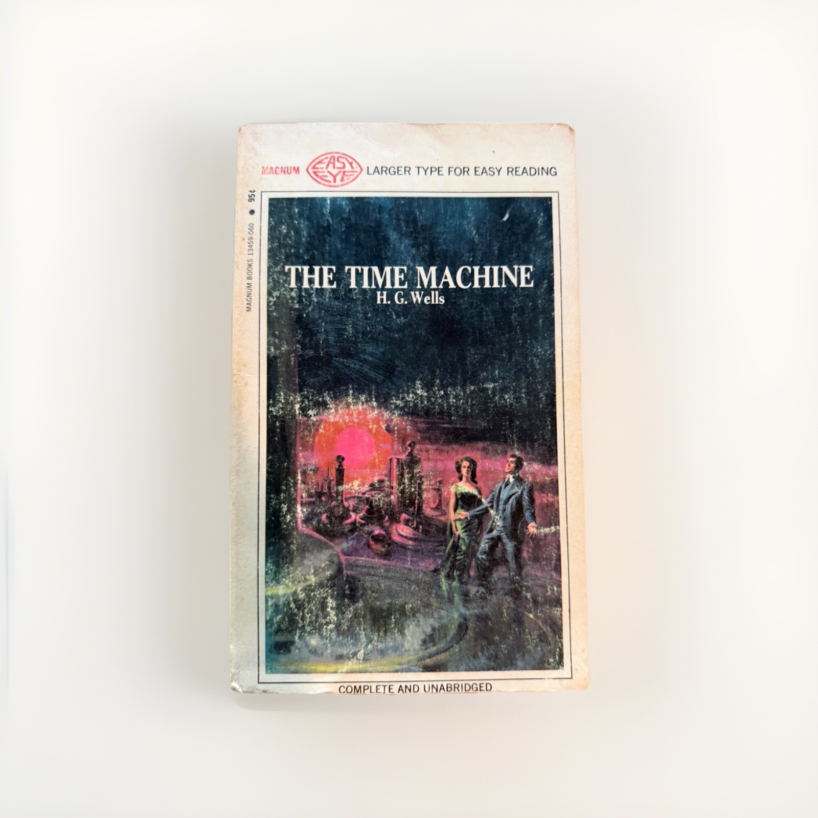 THE TIME MACHINE by H. G. Wells Large Print / Easy-Eye Nice Condition 1970