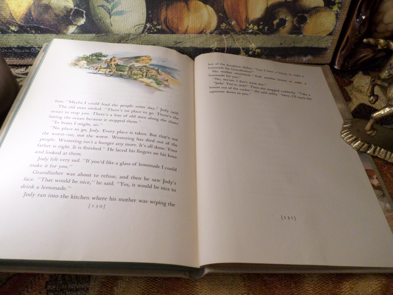 The Red Pony 1945 John Steinbeck FIRST EDITION Vintage Hardcover /w Slipcase