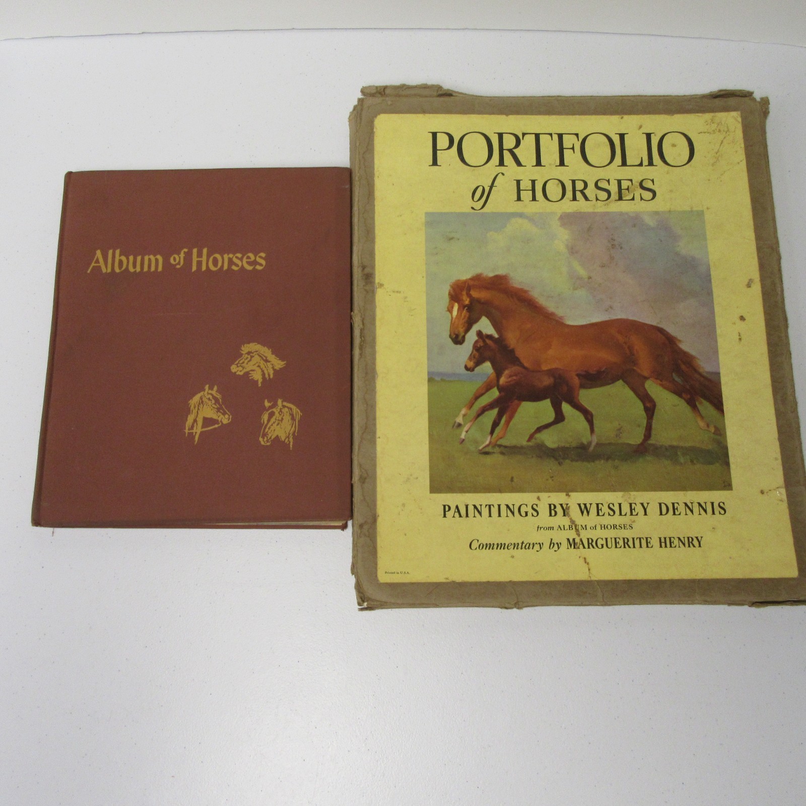 Portfolio of Horses Paintings by Wesley Dennis Commentary by Marguerite Henry