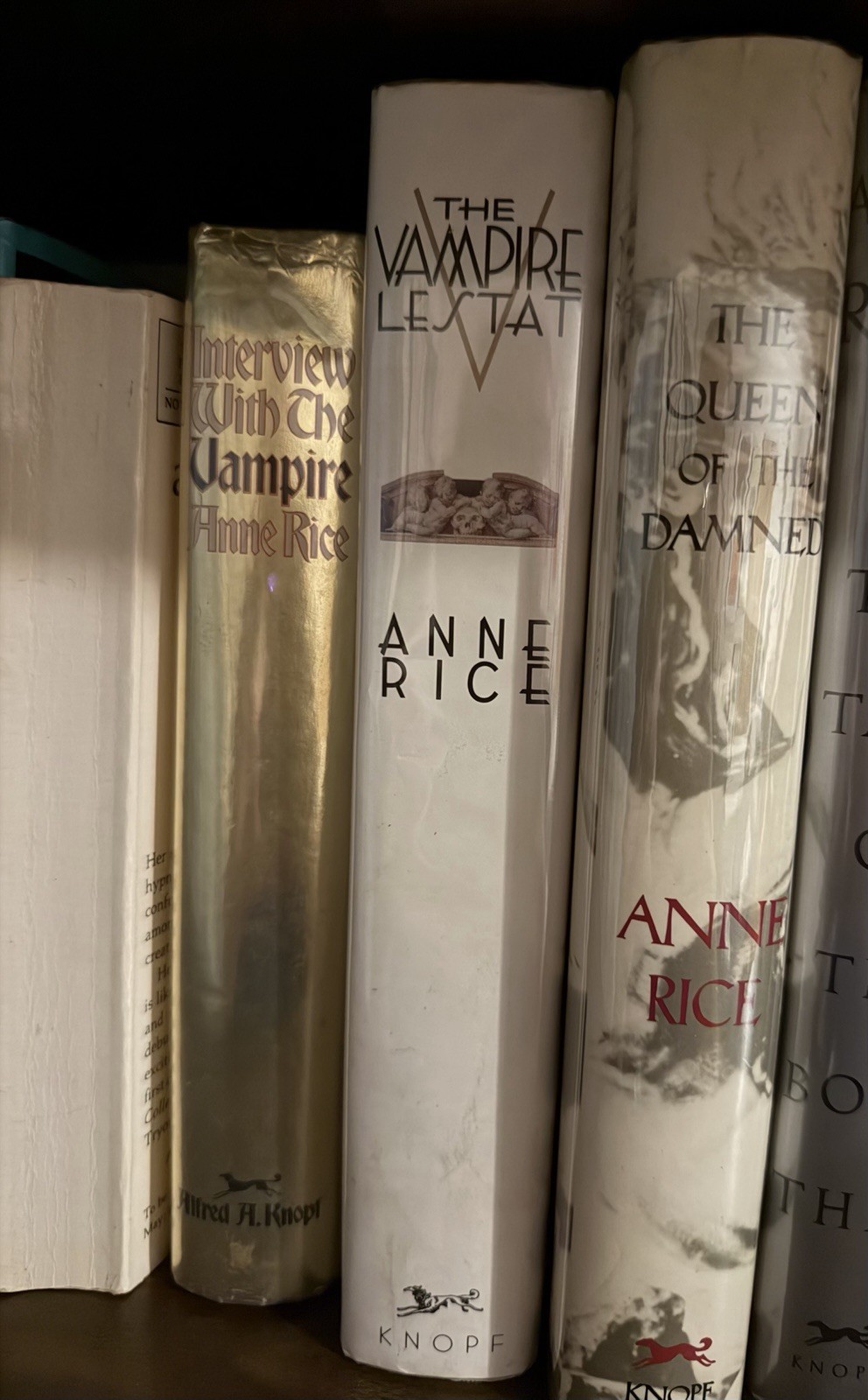 Anne Rice Original 3 Vampire Chronicles First Editions – SIGNED Knopf