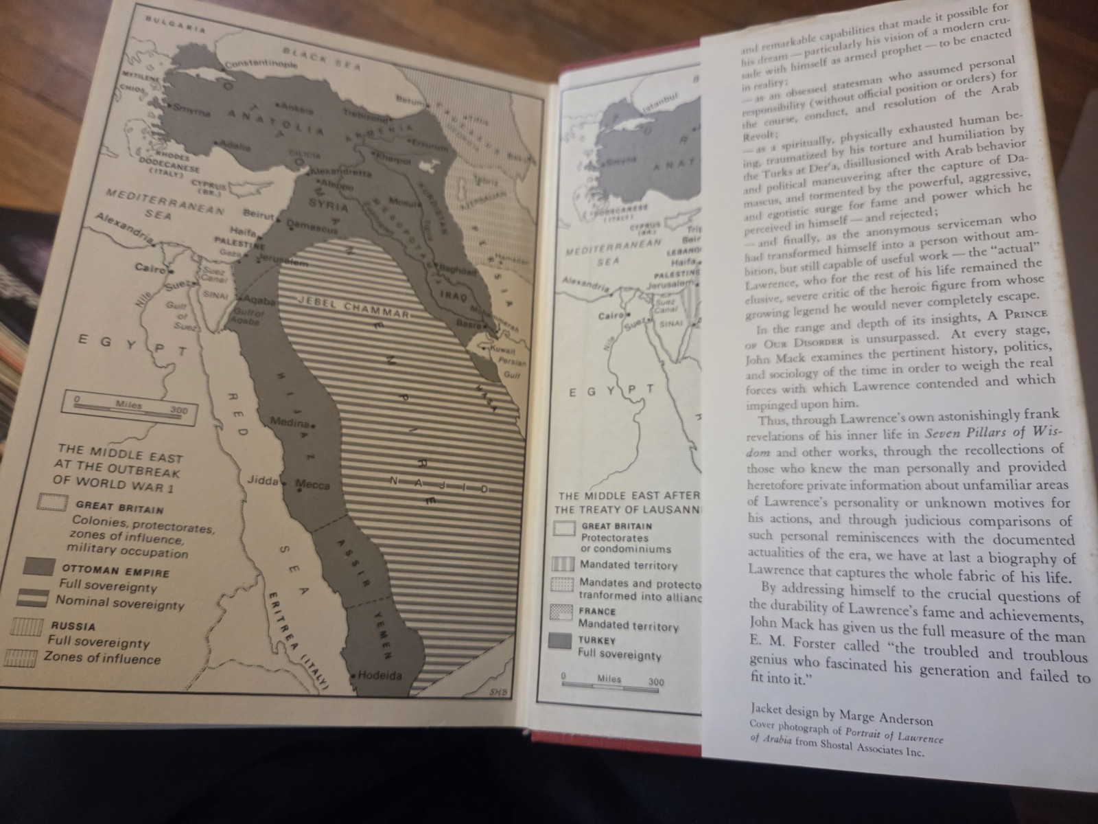 A Prince of Our Disorder The Life of T.E. Lawrence John E. Mack 1976 First Editi