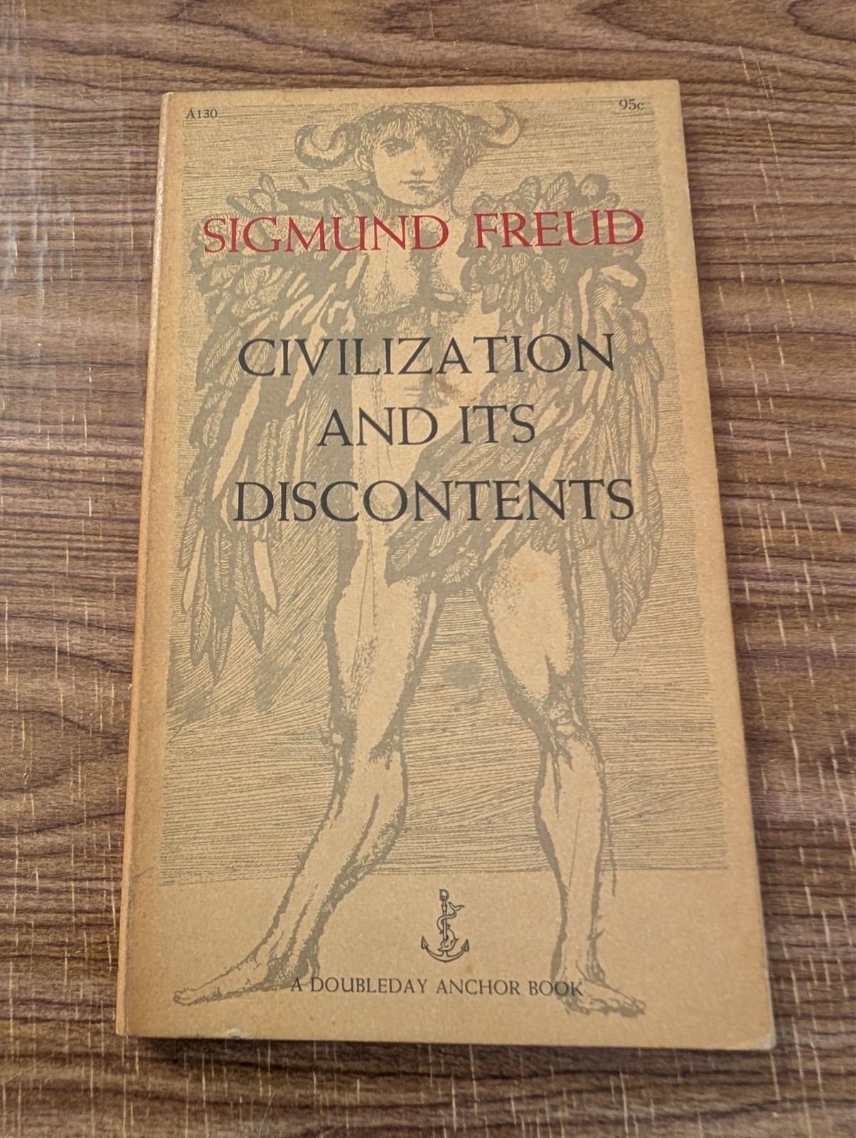 Civilization and Its Discontents, by Sigmund Freud, 1958 Paperback Vintage Book