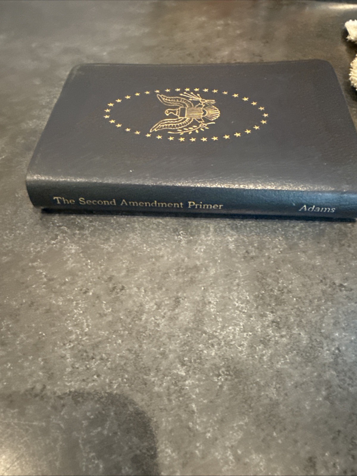 The Second Amendment Primer by Les Adams Leather Bound Gold Gilded Edges