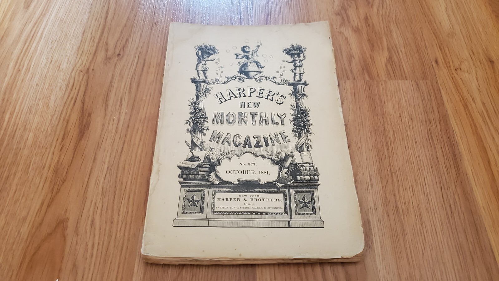 Harper’s New Monthly Magazine No. Vol. 377 October 1881 Thomas Hardy Harper Bros